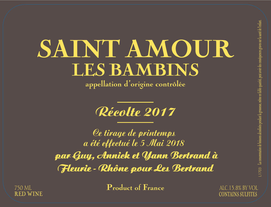 Yann Bertrand St Amour Les Bambins 2021